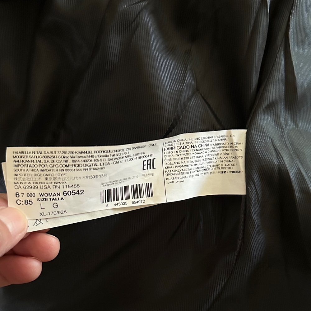 Mango Womens Double-Breasted Wool Blend Coat in Dusty Blush Like NEW Size M - Picture 6 of 6